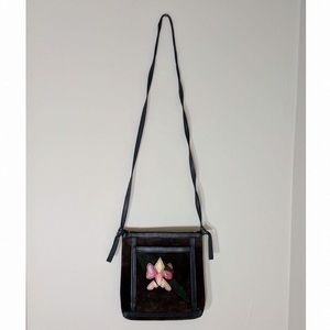 Leather vintage cross body purse