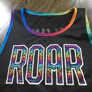 Katy Perry Roar Mesh Tank Top Medium