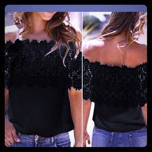 Off the shoulder shirt