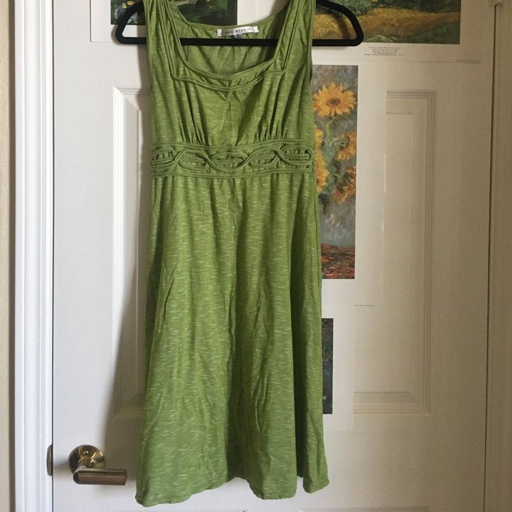 green summer dress