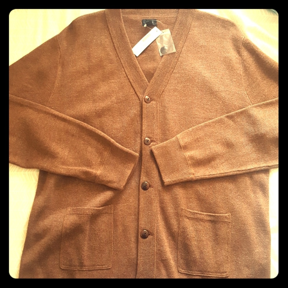 NWT J.CREW men's cardigan