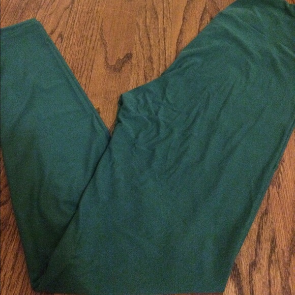 LuLaRoe Pants - LuLaRoe leggings, OS solid green
