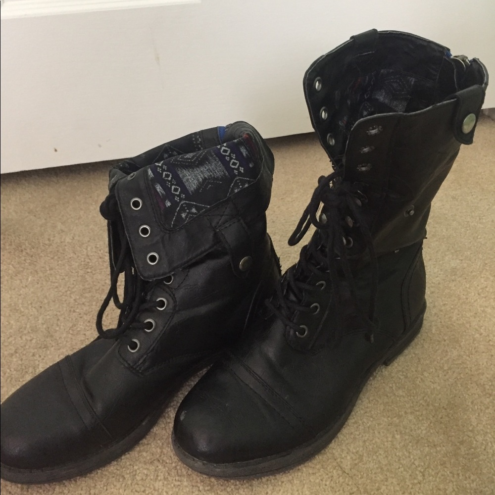 Steve Madden Combat Boots