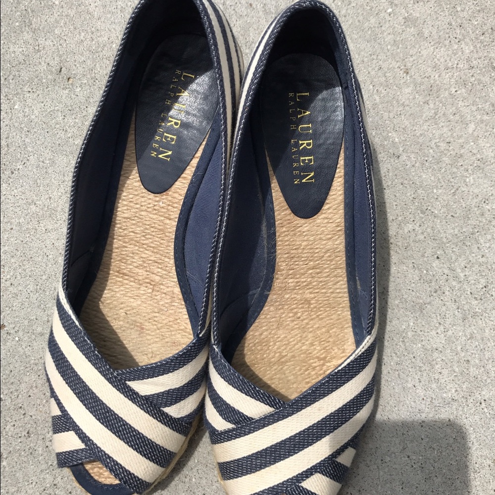 ralph lauren wedge heels