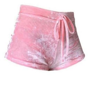 Velvet Pink Short Shorts!