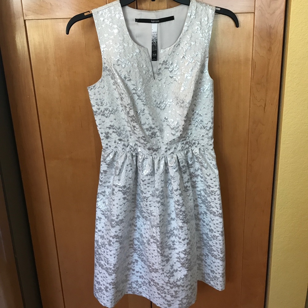 Kensie grey mist combo dress