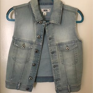 Diesel Denim Vest - NWOT