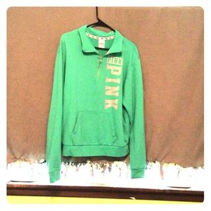 pink pull over