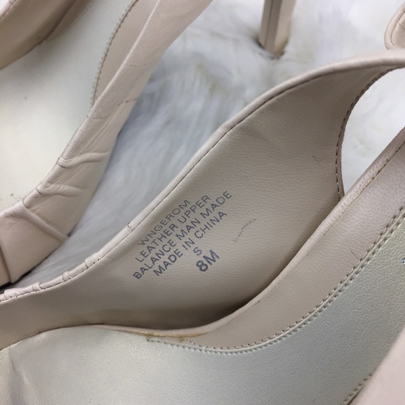 Nine West Cream Sling Back Heels - Picture 8 of 8