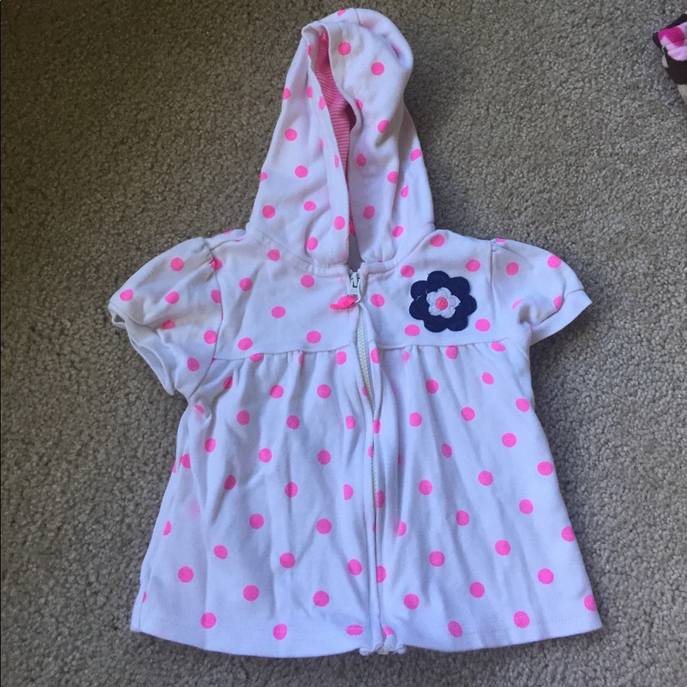Carters poka dot hoodie