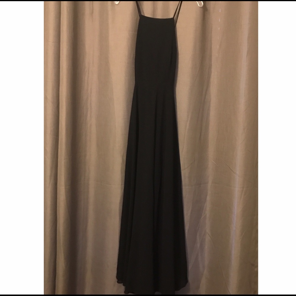 Lulu's Mythical Kind of Love Black Maxi Dress