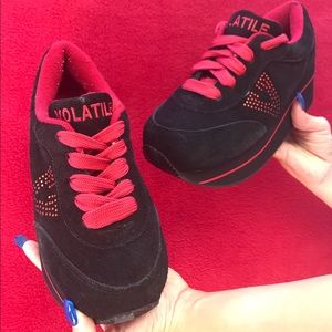Volatile platform sneakers