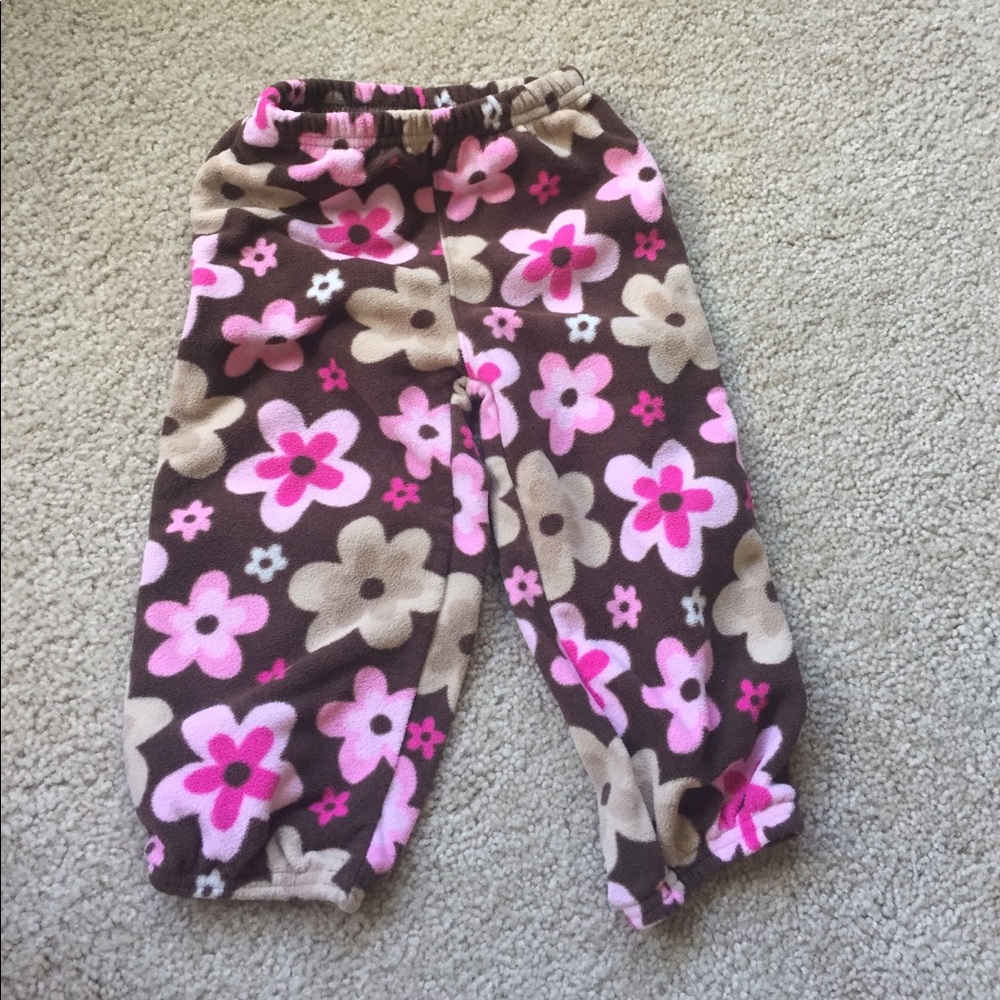 Carters floral pajama pants