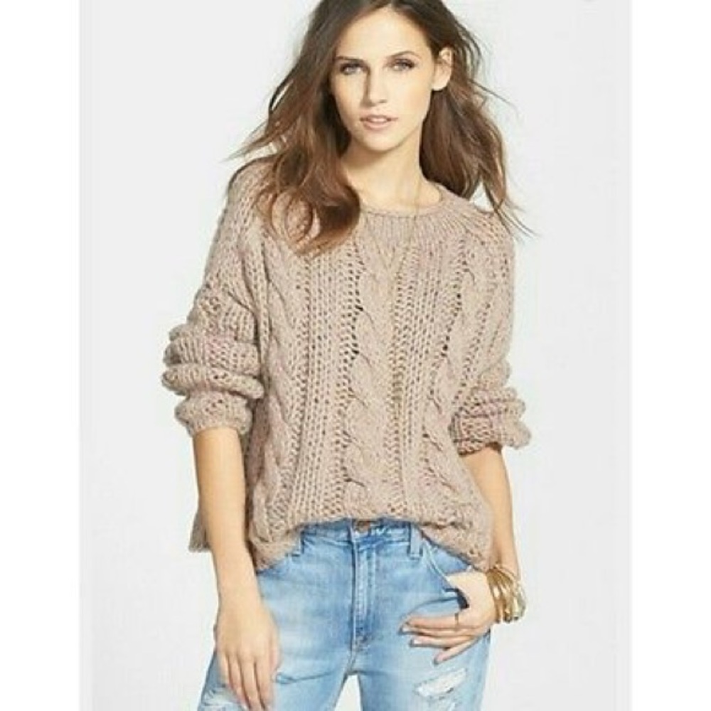Chunky free people sweater