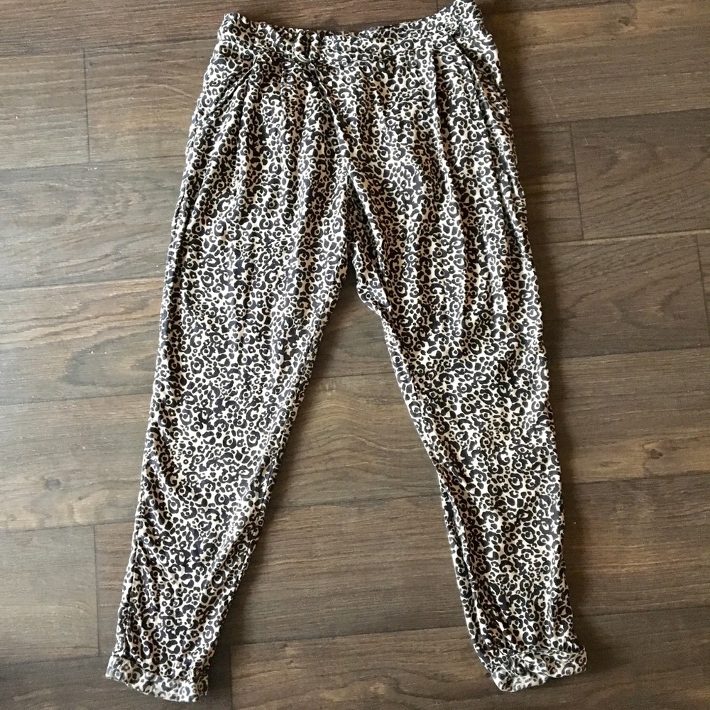Urban Outfitters Cheetah Print Trousers