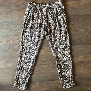 Urban Outfitters Cheetah Print Trousers