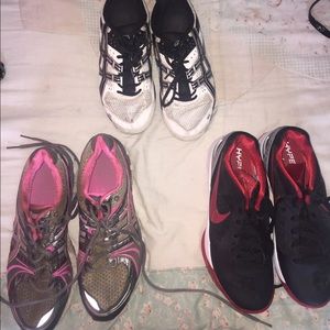 SHOES - RED & WHITE CAN BE USED FOR VOLLEYBALL