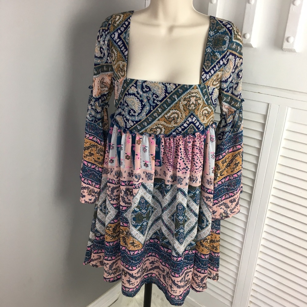 American Rag Small peasant Boho dress