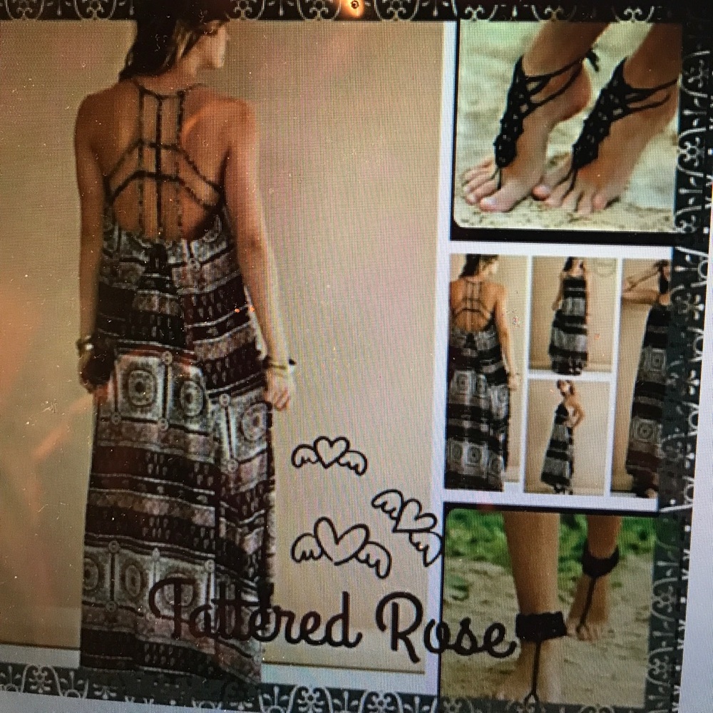 Beautiful Hi Lo braided back maxi