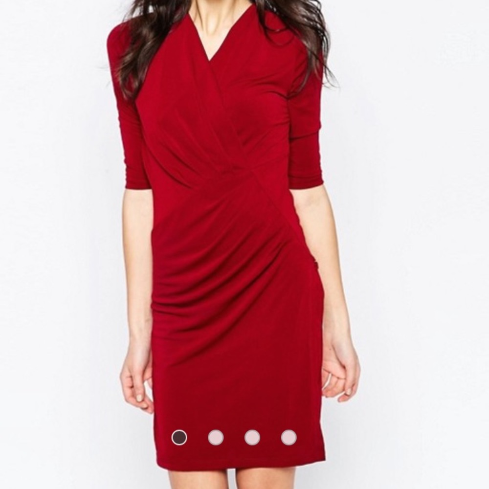Burgundy Cocktail Dress