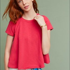 Anthropologie Westward Top w/ Gathered Shoulder