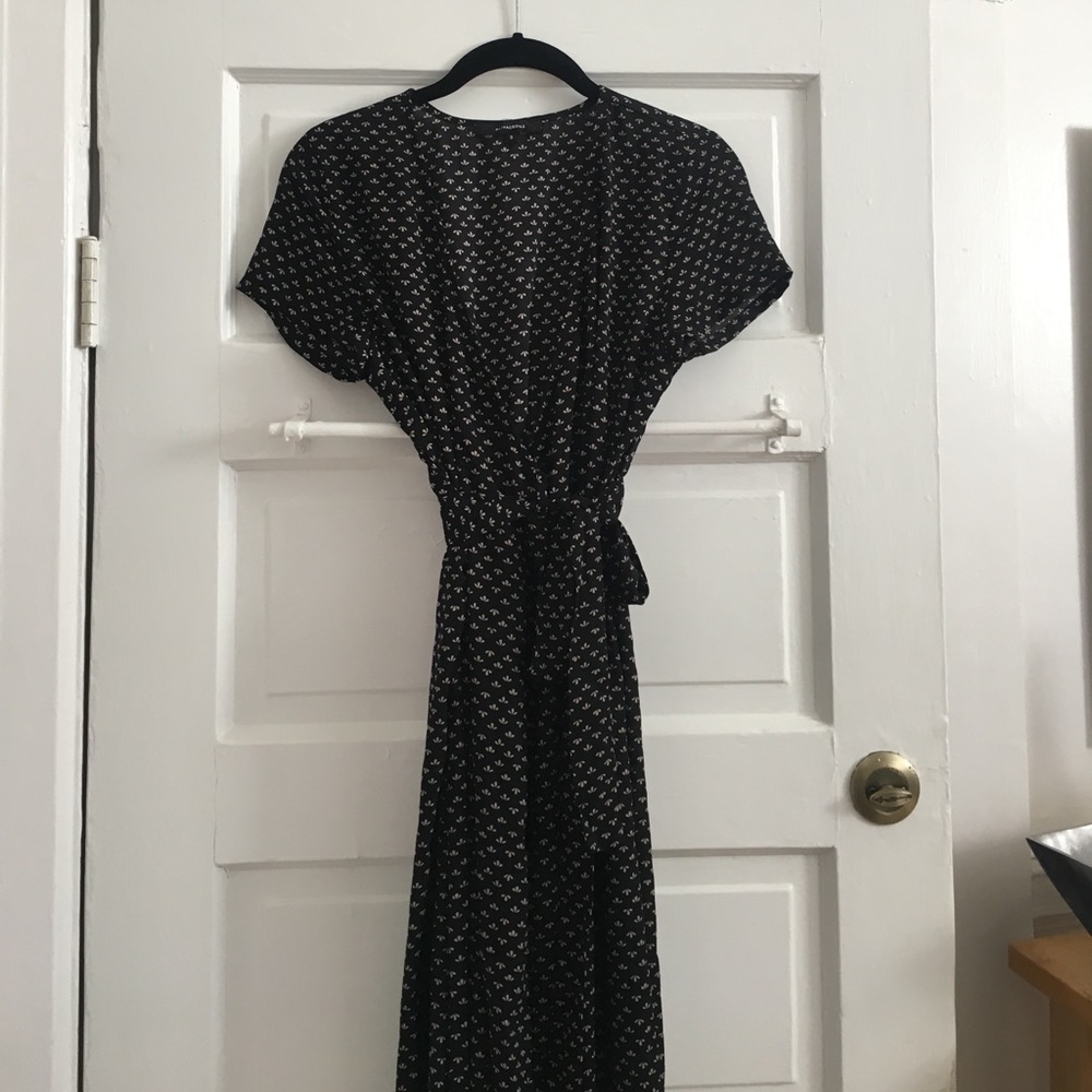 Nasty gal wrap maxi dress - olivaceous brand