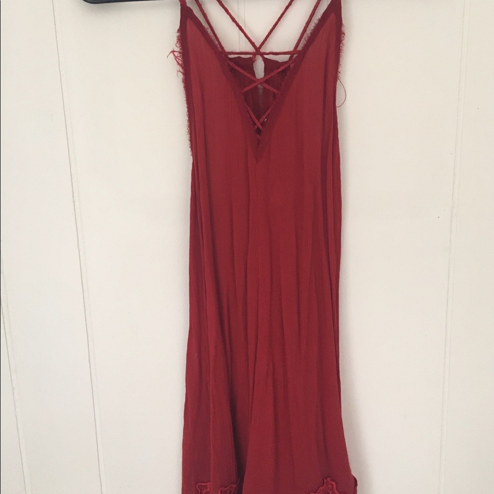 SALE TODAY ONLY! Red floral trimmed free people