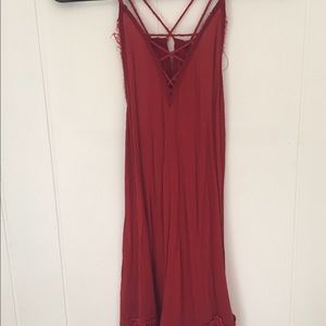 SALE TODAY ONLY! Red floral trimmed free people