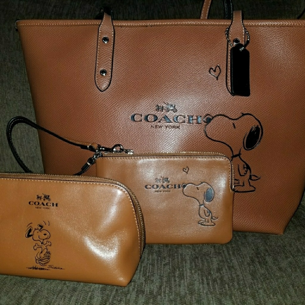 Guc limited edition Coach Peanuts set