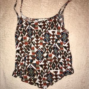 Aztec women's crop top
