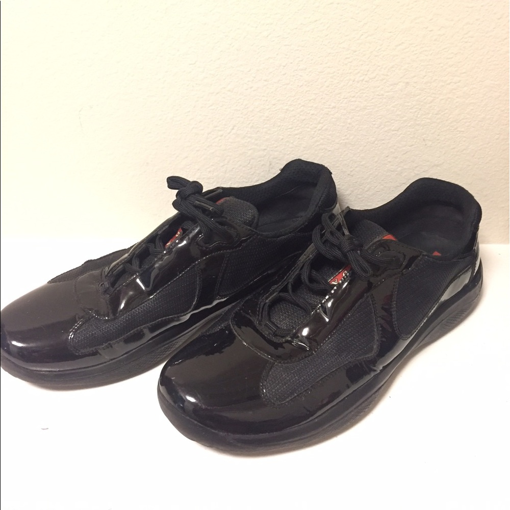 Prada Americas cup patent leather shoes