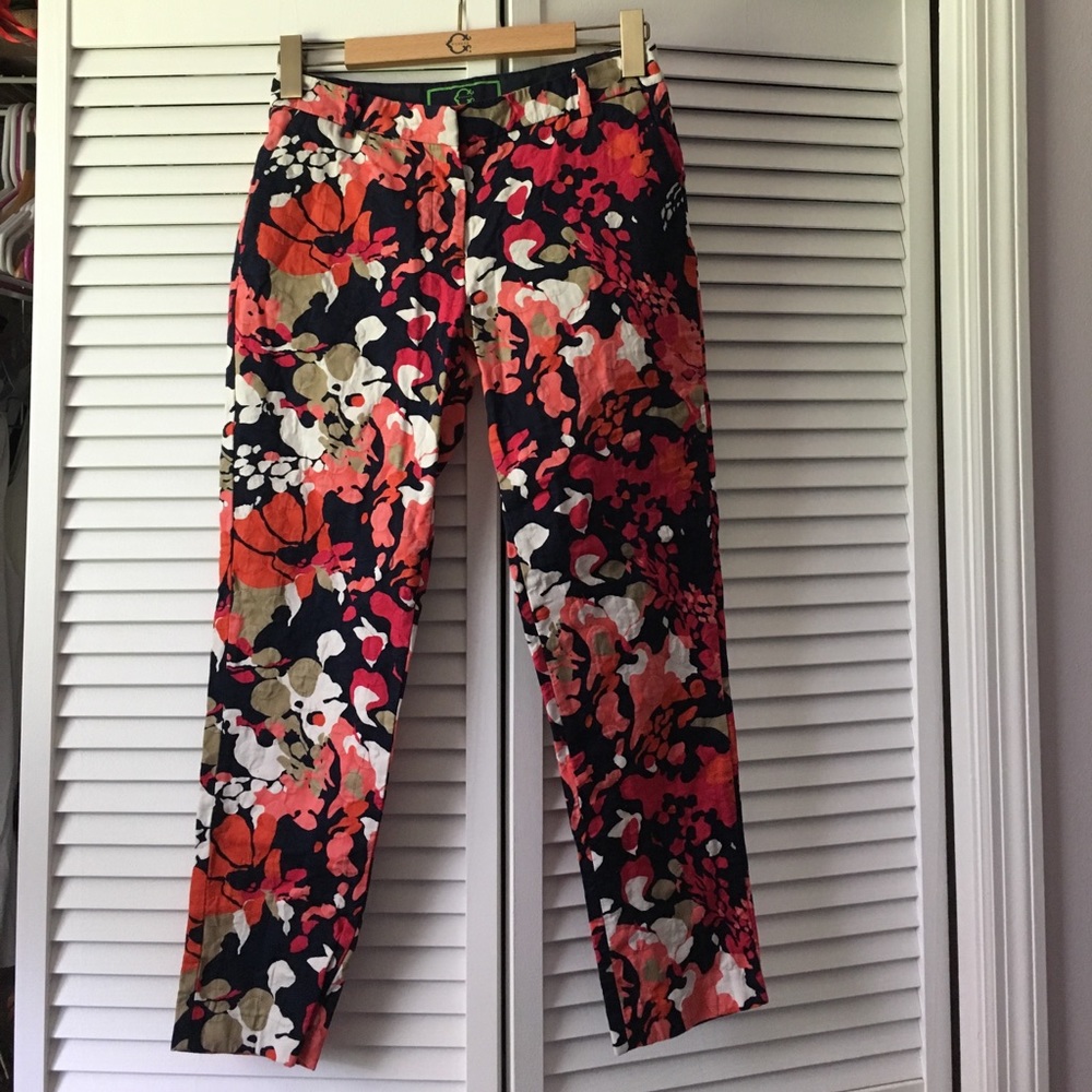C. Wonder floral pants!