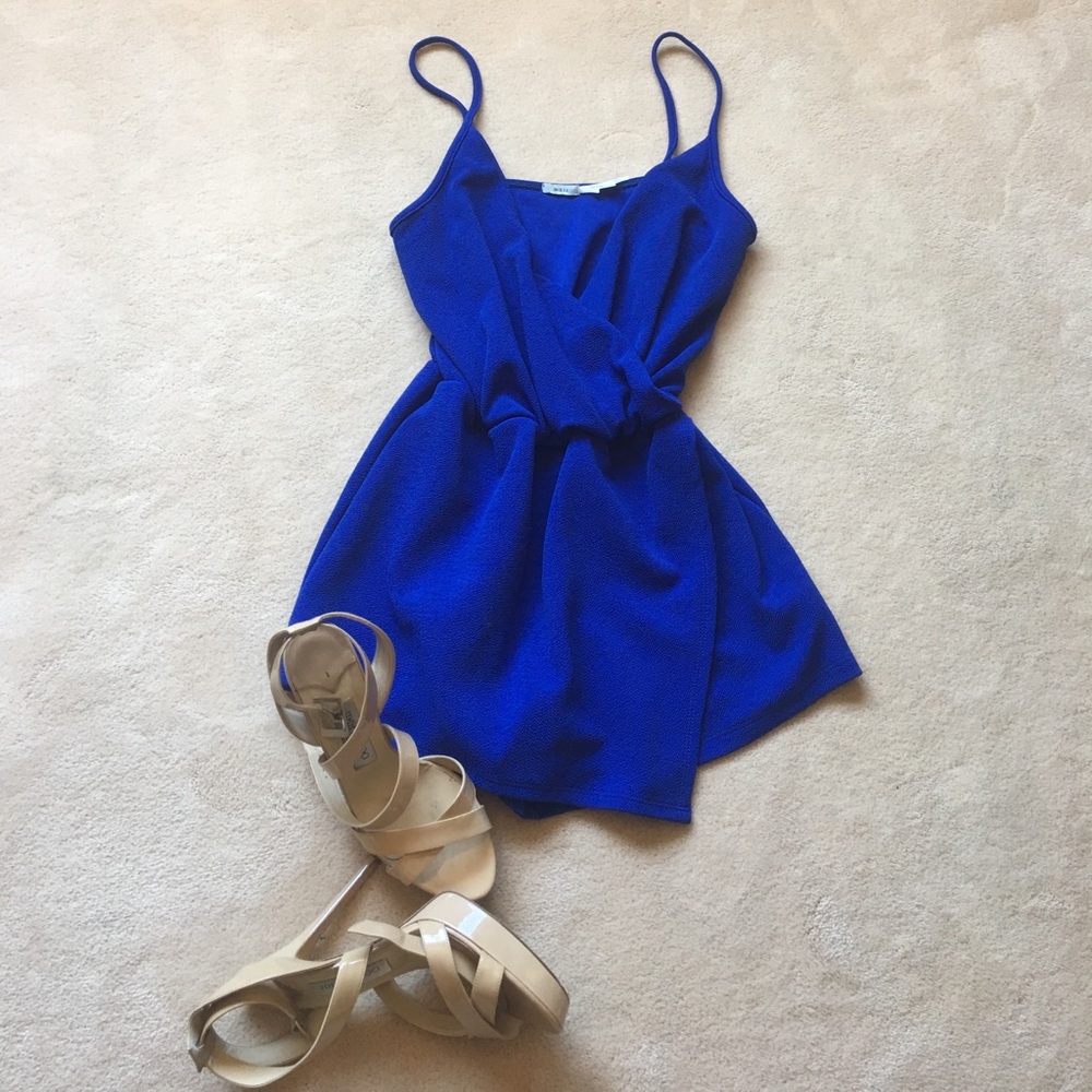 Blue summer romper