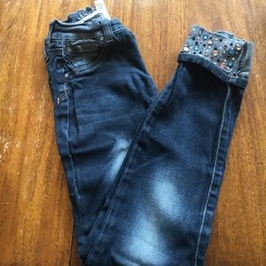 Jewel Embellished Dark Wash Jeans by Justice -12R