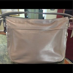 Coach Purse Authentic Gray Leather