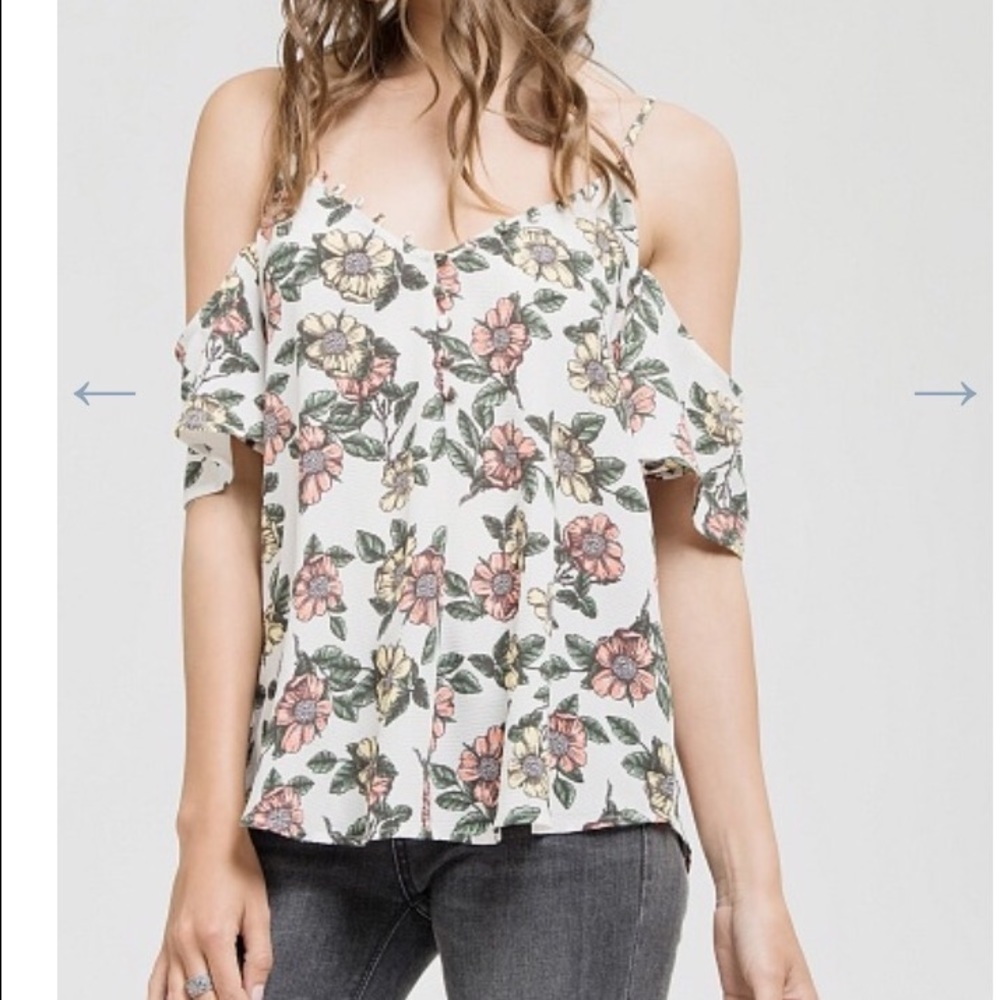 Cold shoulder top