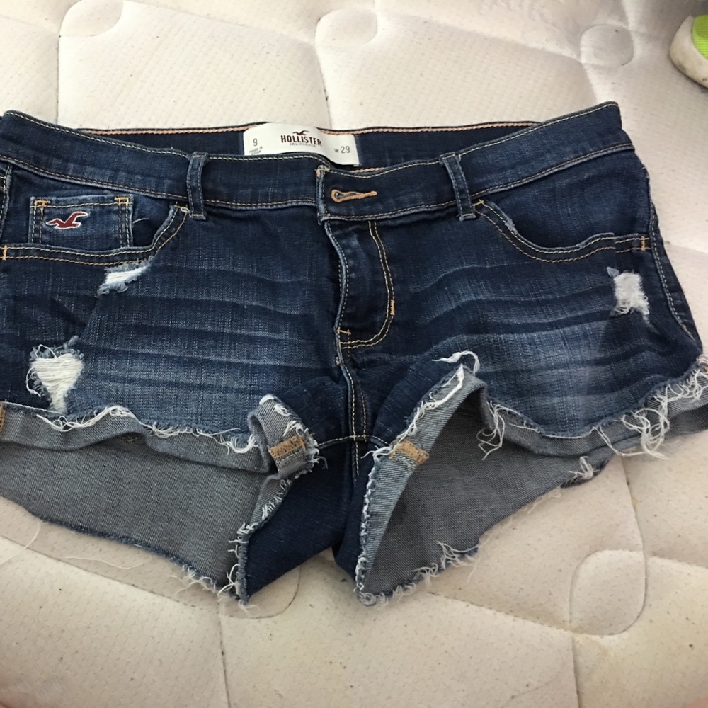 2 pairs of Hollister jean shorts