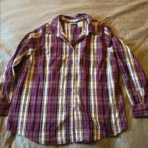 ⭐️⭐️Great Like New Plaid Blouse 18/20⭐️⭐️