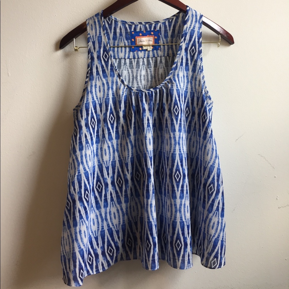 Anthropologie split-back tank