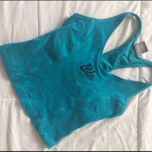 Blue Nike Crop Top
