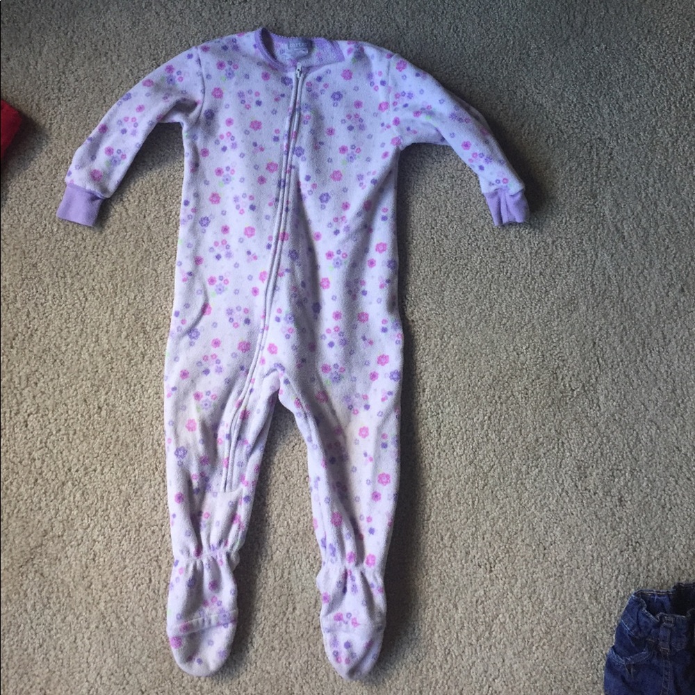 Carters floral footie pajamas SIZE 2T