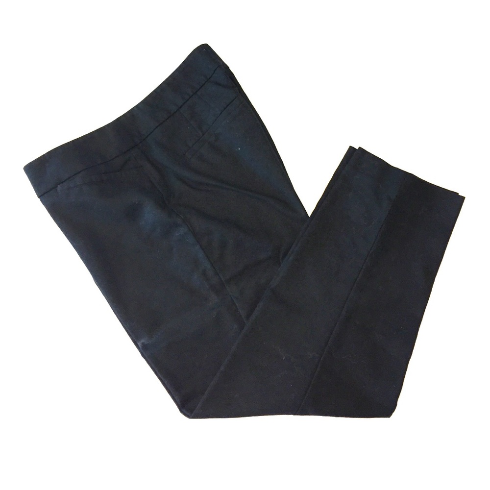 Loft Julie cut Cropped Black Pants Size 6
