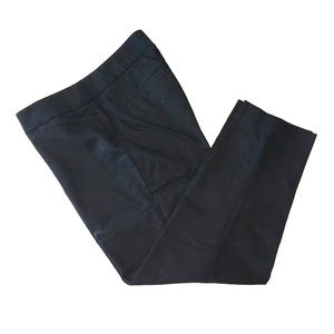 Loft Julie cut Cropped Black Pants Size 6