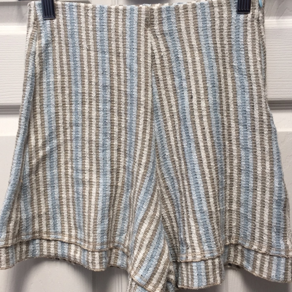 High Waisted Pastel Striped Zara Shorts