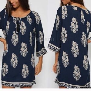 Patterned shift dress