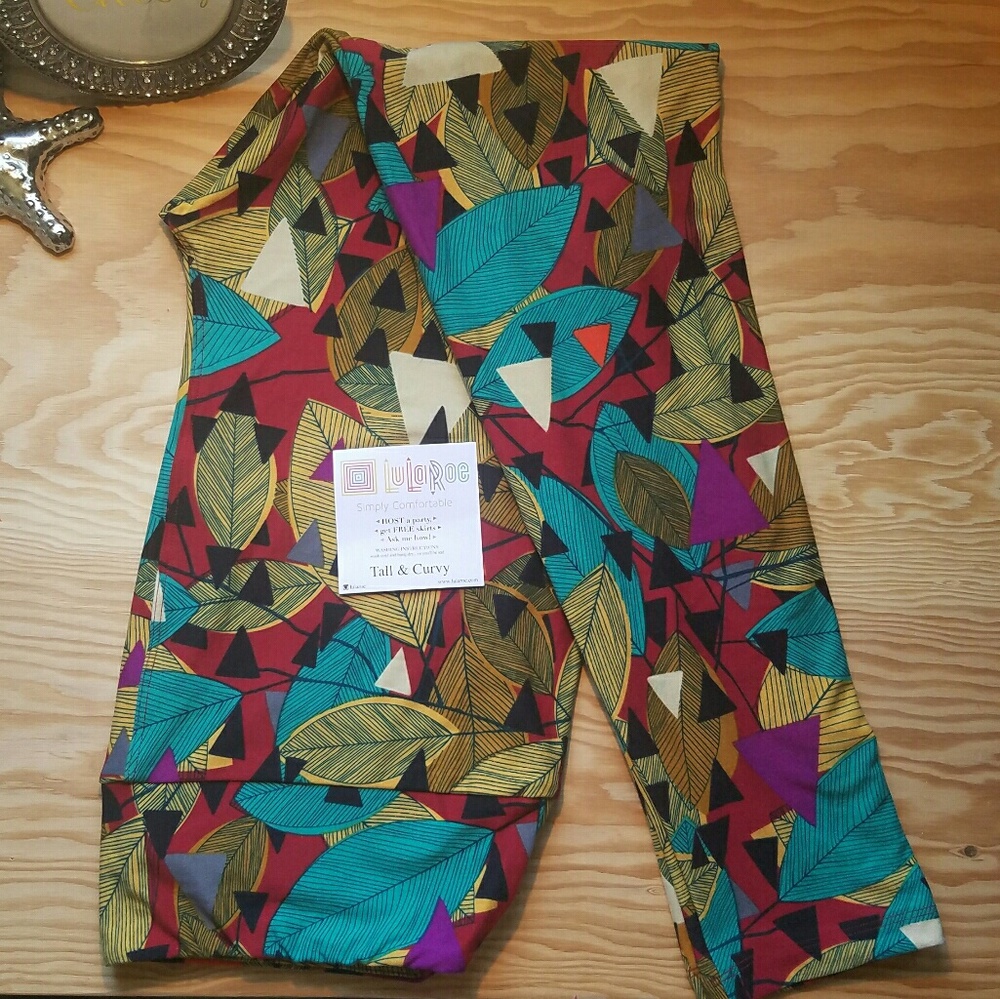 LuLaRoe TC Leggings Autumn Leaves