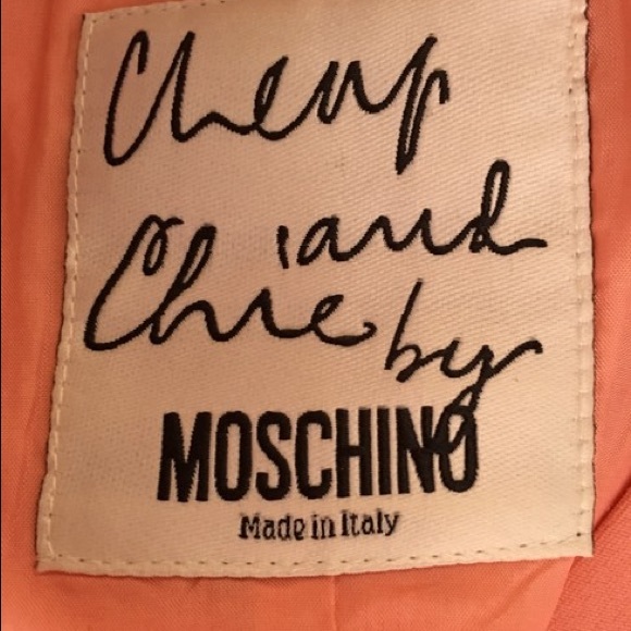 Moschino Cheap and Chic Vest black Rope 4 gold  Buttons sz M runs small - Picture 7 of 8