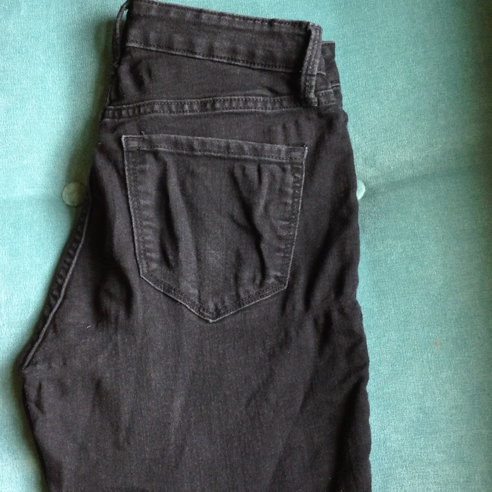 Old Navy Rockstar Black Skinny Jeans