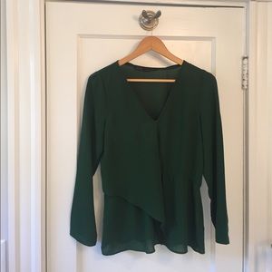 Dark Green Zara Blouse
