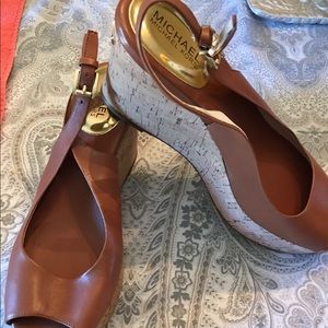 Michael Kors Cognac Wedge
